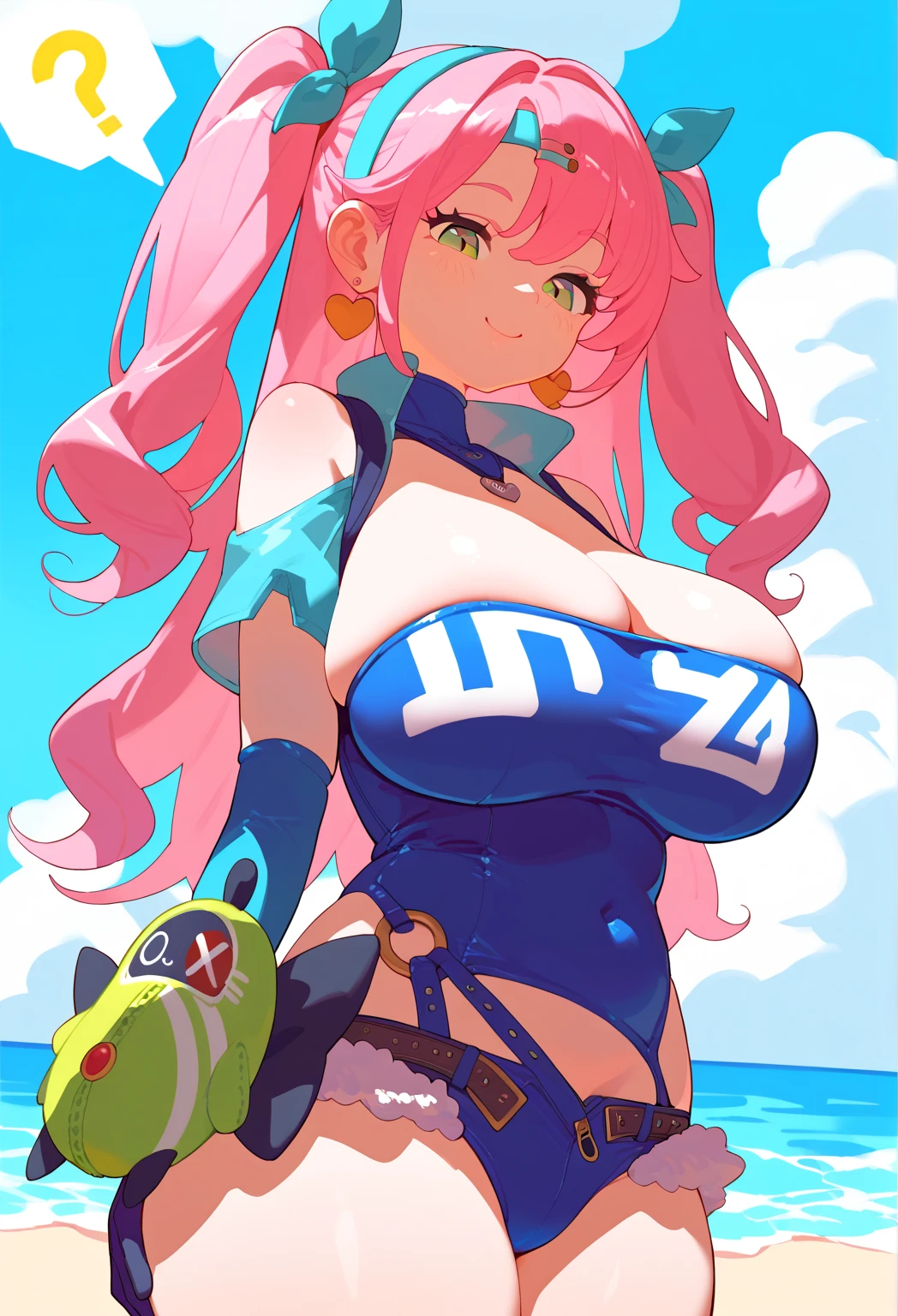 (((masterpiece))), ((highest quality)), (Very detailed), ((High resolution)), ((8k)), One Woman, Big Breasts, Blue and pink hair, Twin tails, Long Hair, Very cute woman, delicate, Charming smile, Green Eyes, Bright Eyes, Best moment, Vivid eyes, cute, Beautiful Skin, cute顔, delicateな腕, Detailed skin texture, Intricate details, Very detailedな顔, Beautiful Eyes, Pool at night, Jagged teeth, Raise your arms, Thighs, Open your mouth, Waistline, Golden Bikini, Put your arm out, palm,