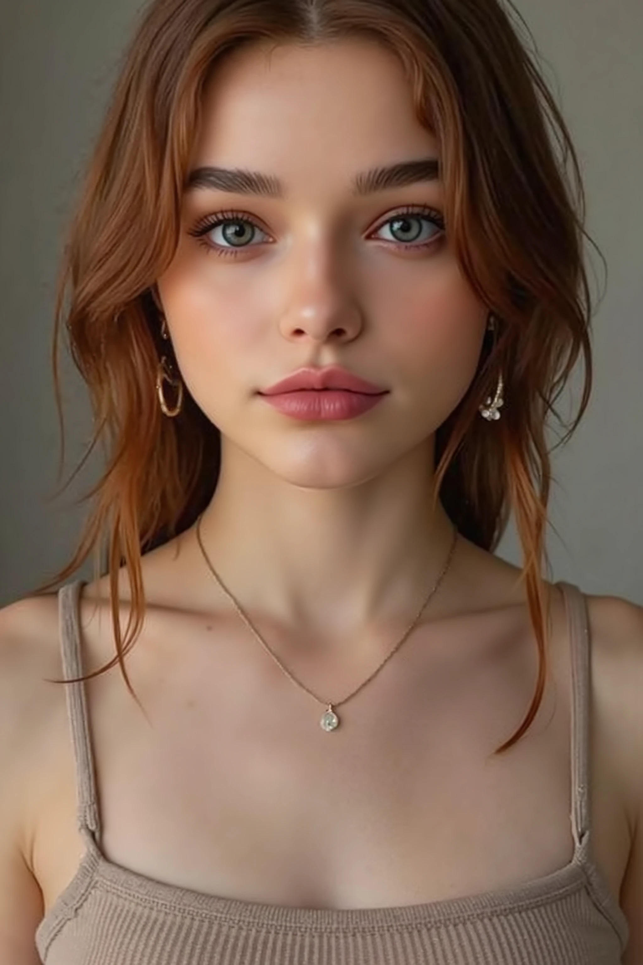 🌟 quality & silent:
masterpiece, 8k, ultra high resolution, hyperrealistic, very detailed, natural lighting, SLR lighting, SLR camera , Fujifilm XT3, film grain, Sharp concentration, perfect lighting.
🌌 Scene & background:
A soft , natürlicher background mit sanftem Licht, that shows off her facial features and hair perfectly. The atmosphere is intimate and focused.
😈 model & Styling:
a young, wild girl with fiery red hair, which in various Poses fall loose or styled are, and bright blue eyes . She is wearing a lightweight , torn dress made of natural materials, that underlines her free and independent nature.
🔥 Pose & Mood:
Different poses and facial expressions:
she looks directly at the camera , with a cheeky smile and a challenging look.
She tilts her head slightly to the side, with a thoughtful and thoughtful and dreamy expression.
She laughs heartily , with closed eyes and a radiant smile.
She looks over her shoulder, with a mysterious and seductive look.
Die Mood ist vielfältig, from cheeky and cheerful to dreamy and mysterious.
💋 Brief summary 💋
"a young, wild girl with fiery red hair and bright blue eyes in verschiedenen Porträtaufnahmen bis zur Brust. She shows various poses and facial expressions, from cheeky and cheerful to dreamy and mysterious. Die Scene ist hyperrealistic, hochdetailliert und in 8k-quality, with an intimate and focused atmosphere."