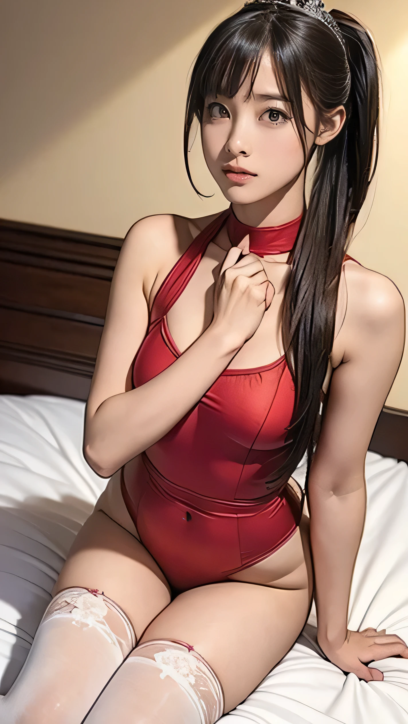 Rin Tohsaka , ((fate stay night)), ((ufotable)) , perfect body, blonde, beautiful, sexy, perfect eyes, dress short and skinny, all body, legs perfect