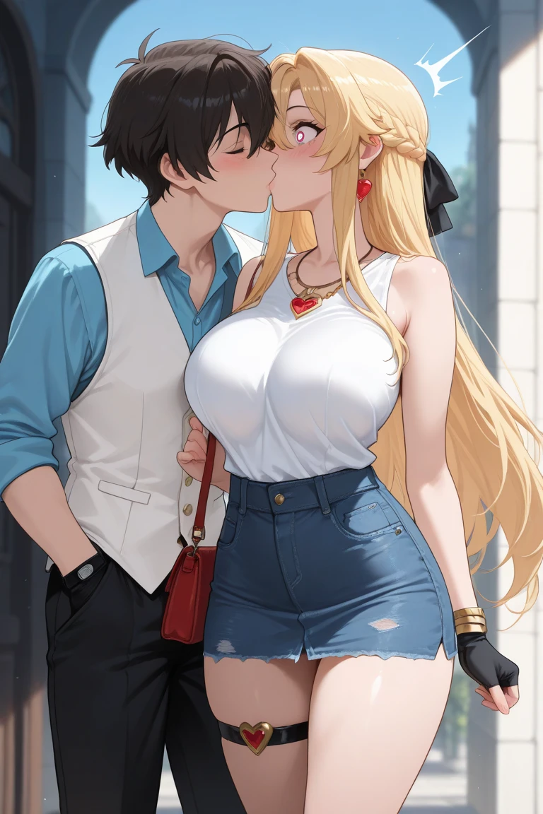 a man hits a woman with a male instrument in her mouth, woman caresses with her lips, a beautifull happy blonde student girl keep in her hand and suck a hugest fatest longest ????? male tool sexually, pov, cumshot, big raised chest
