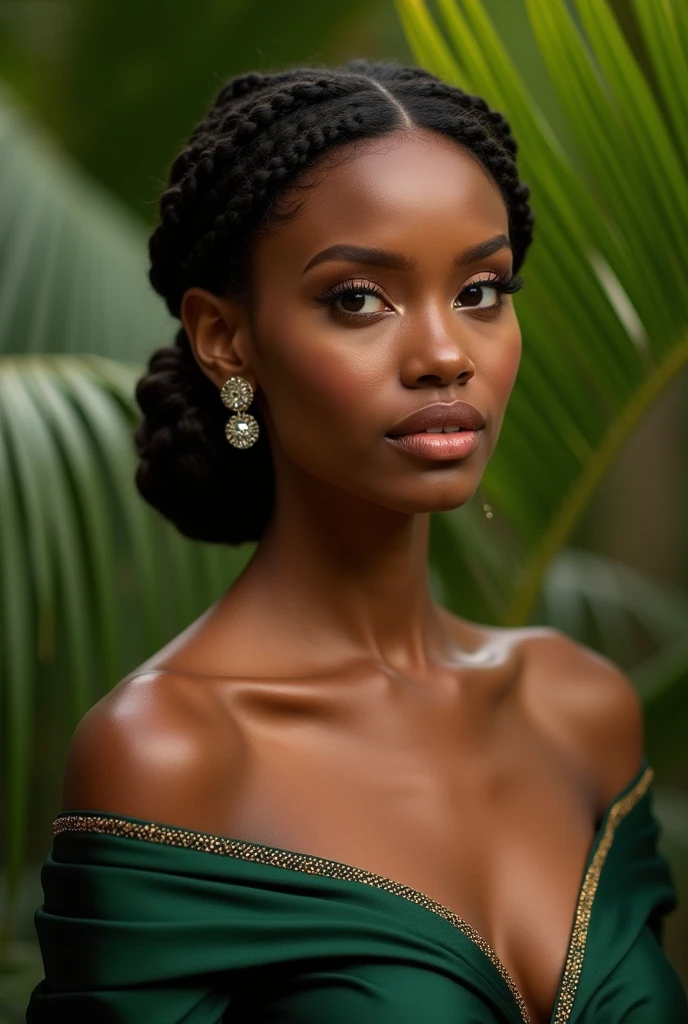 Extremely gorgeous, stunning beauty, Simone Ashley A WAKANDAN WARRIOR, DETAILS, GOOD SKIN, highly detailed, skin pores, sharp focus, amazing details, 