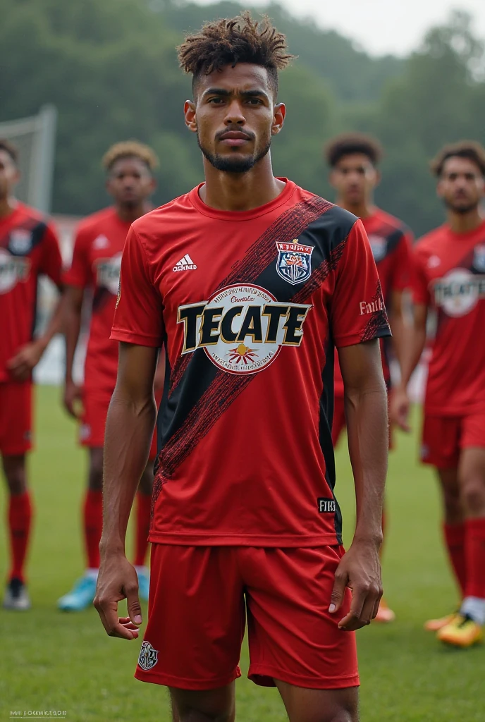 Soccer shirt with adidas brand and a soccer ball in the center of the shirt