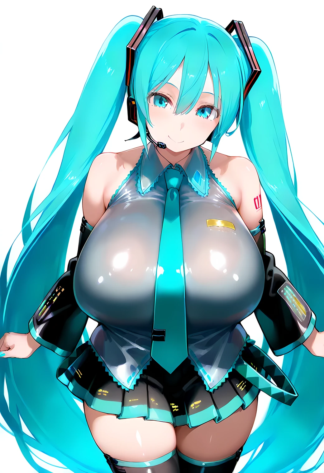 huge gigantic massive round breasts, nipples, thight futuristic suit, wet