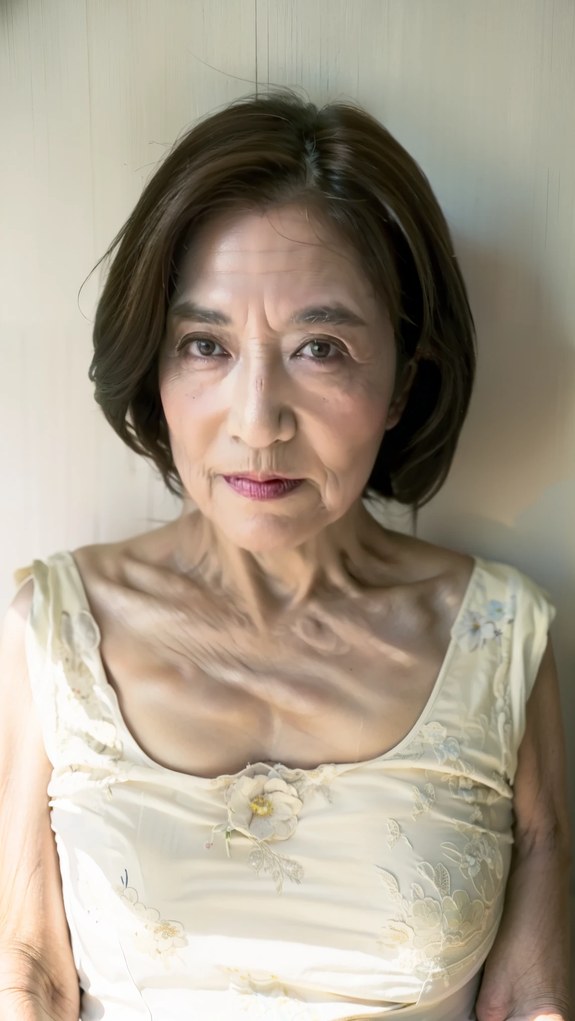 (((最高masterpiece:1.5))), (((portraits:1.5))), ((accurate depiction)), sexyな下着, is nice, (((alone))), ((old woman)), ((Older mature woman)), pure white background, gravure, in front , (( Face in the center of the screen )), German food festival , correctly depicts lips , red lips, flashy makeup, From the chest up, masterpiece, Best Quality, very well detailed, realistic on the bed , very well detailed細なスキン, Complete Anatomy, ( 1 shows a mature lead handle ), ( positive for the home), 250 years old, Big Breasts, Mature Politician , sharp eyesight, attractive, sexy, Chromo white skin , watch viewers,