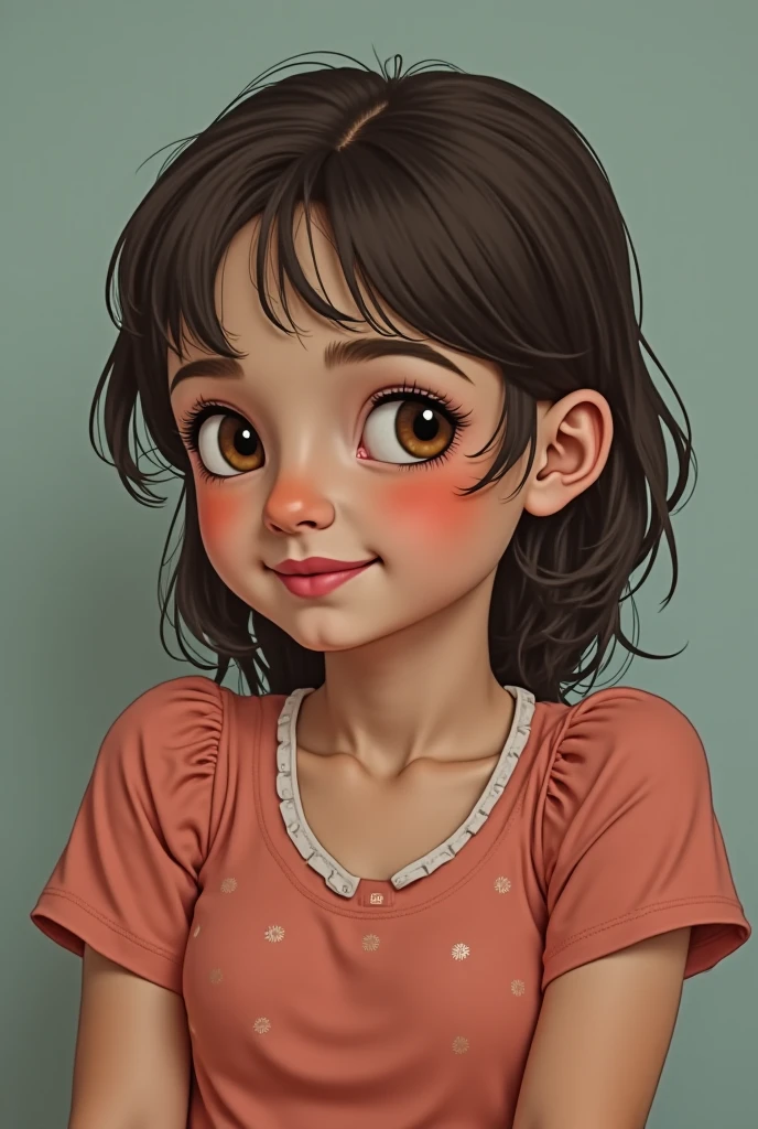 portrait of cutest Michael Jackson baby illustration, artstation, CGI_Animation,