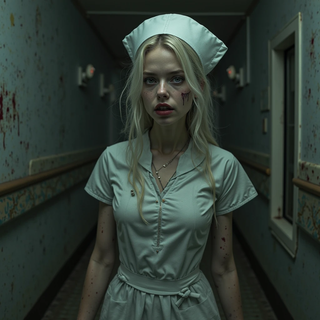 Zombie female sexy nurse