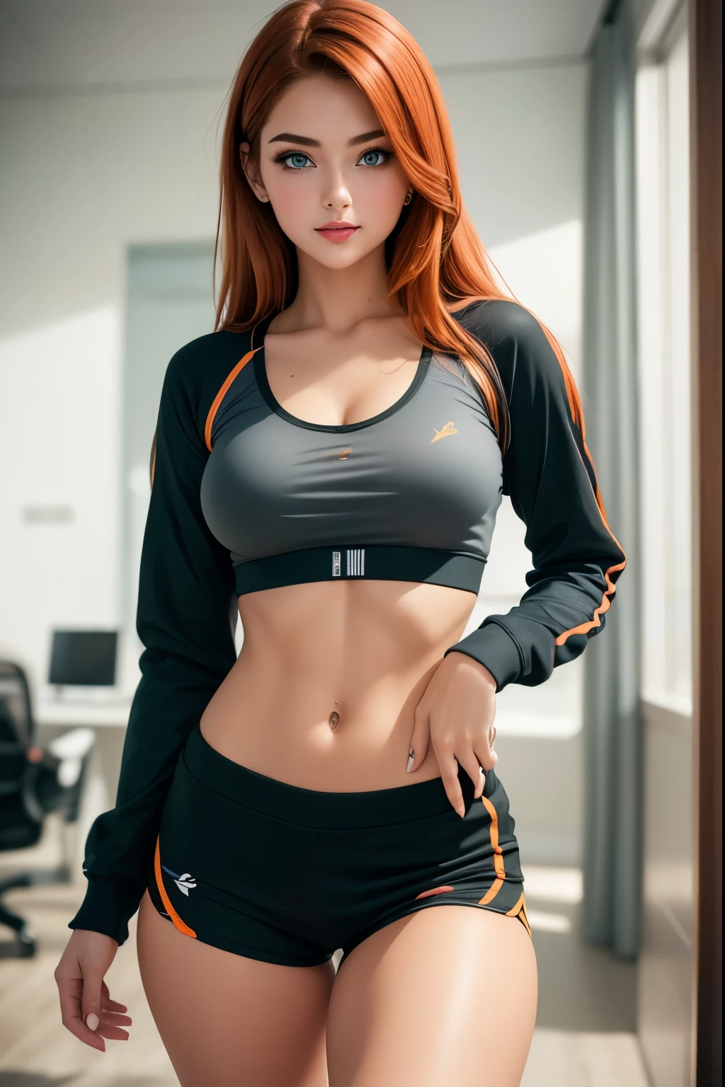 Maki zenin from jujutsu kaisen, but more fit and thicker