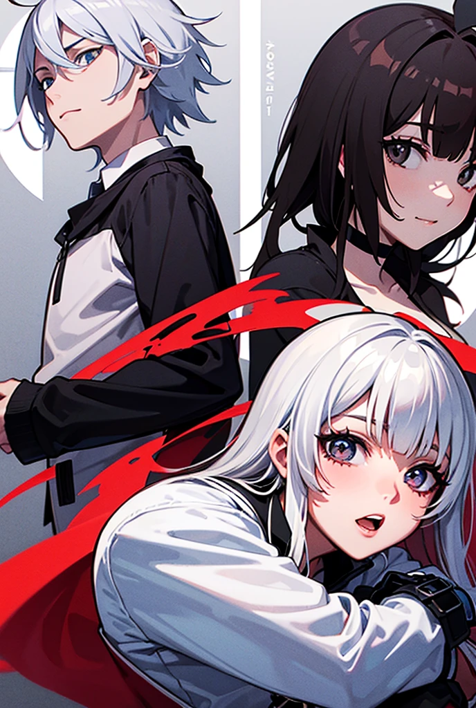 Highest quality I have long hair Gray Hair Sagume Rare God Red eyes I don't have anything Odd Eye Swimwear One person