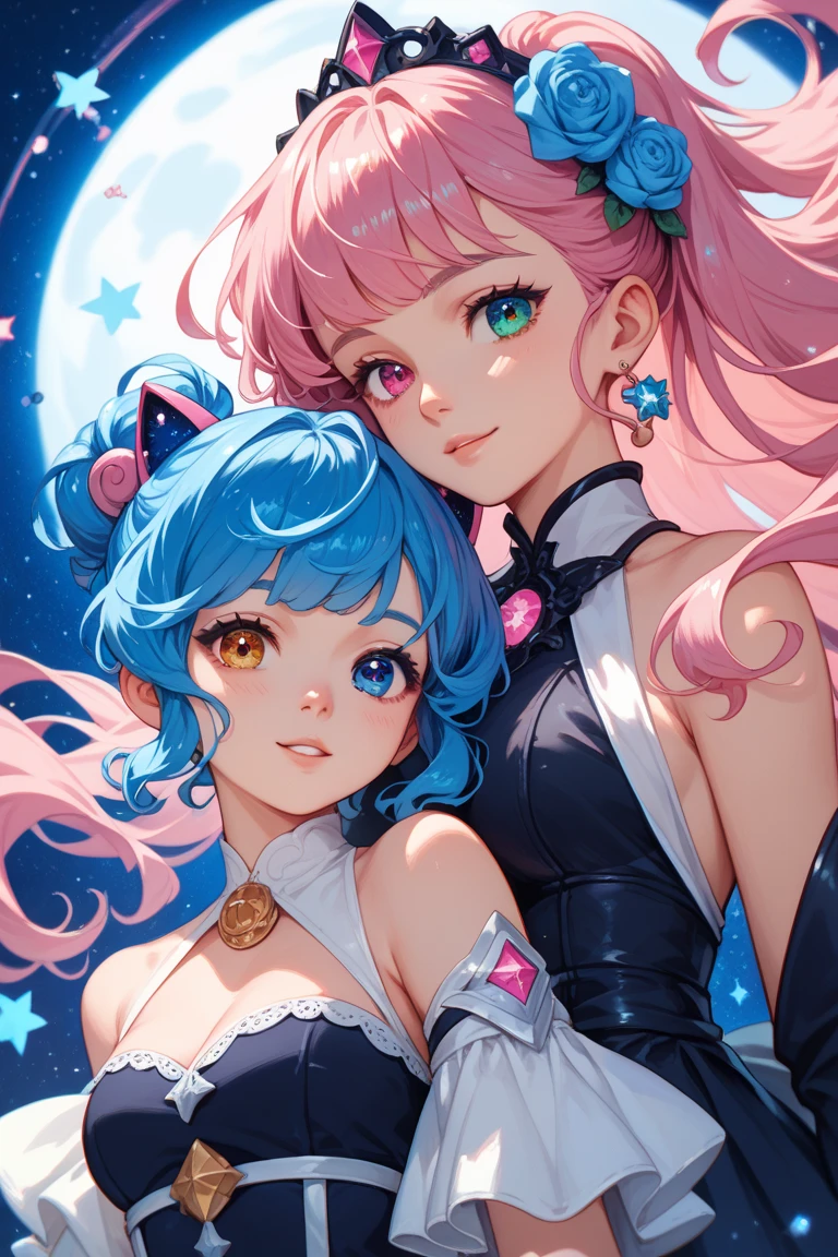 sailor moon with girlfriend in Valentine's days, mahou shoujo  - --auto --s2