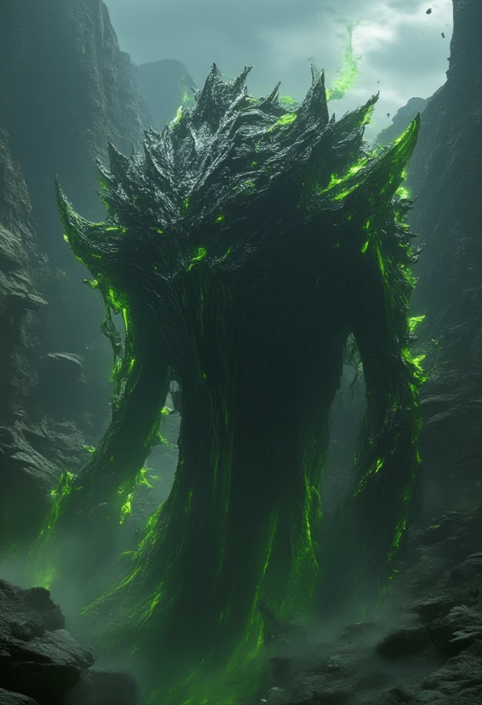 a monstrous green skinned alien witch, dark and necrotic skin, futuristic and cyberpunk accessories, (best quality,4k,8k,highres,masterpiece:1.2),ultra-detailed,(realistic,photorealistic,photo-realistic:1.37),hyper detailed, intricate details, extreme detail description, professional, vivid colors, fantasy, dark fantasy, horror, sci-fi, portrait