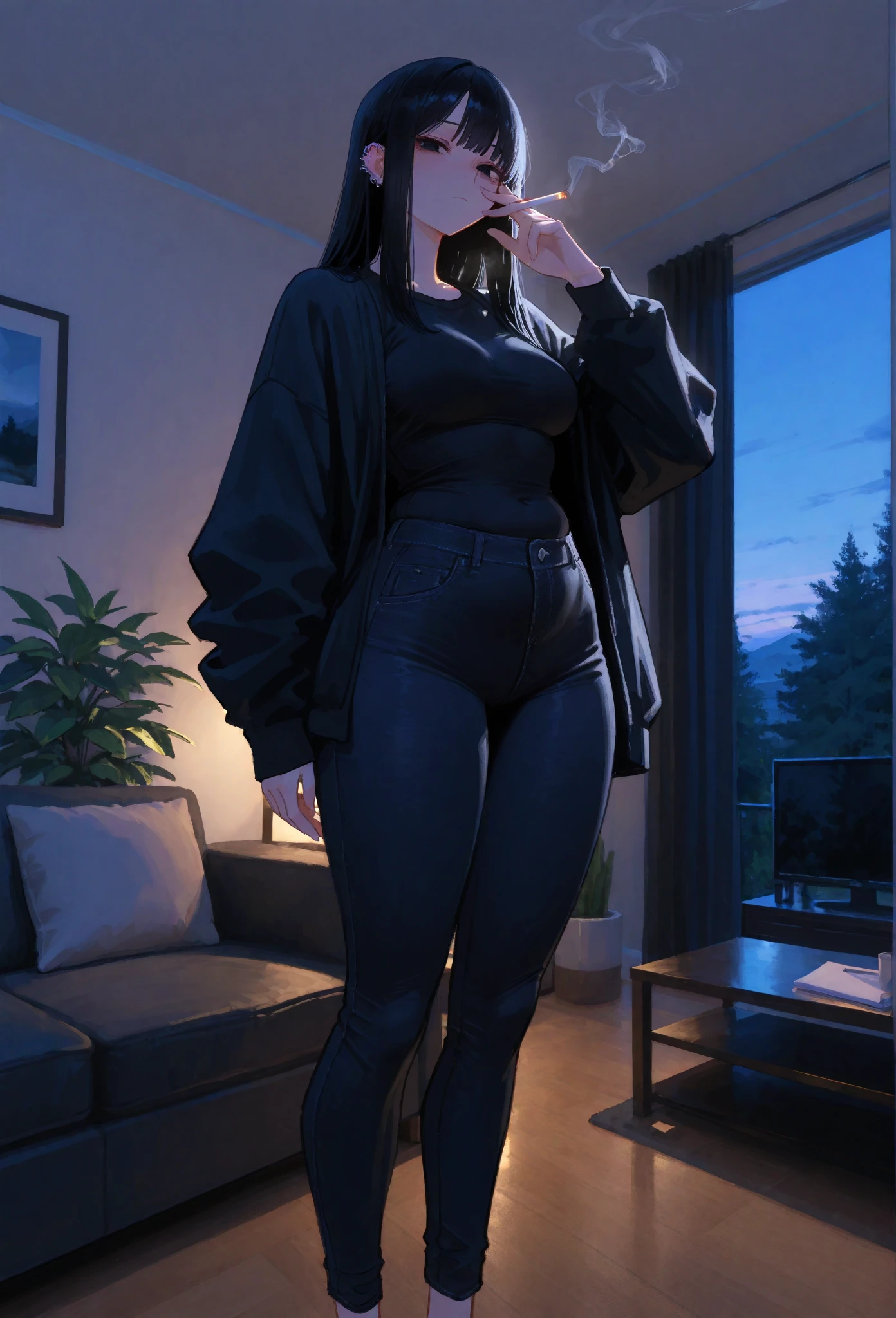 20 years old,Blonde Hair girl, (Big breasts),attractive, (((Short Blonde Hair))),European and American women, A fashion model, Short-sleeved turtleneck T-shirt and denim shorts:1.4,(black tights:1.4), charm, The paparazzi took her photo, Blonde Hair, Brown eyes, 8K, high quality, masterpiece, best quality, HD, Very detailed, Volumetric Lighting, lifelike, Solitary, Stunning face and eyes, (Beautiful and cute smile),A fashion model, charm, The paparazzi took her photo, Blonde Hair, (Very detailed beautiful face), Bright and shiny lips, charming figure, (best quality:1.4), (Super detailed), (超realism, realism:1.37), Beautiful fair skin, Very detailed CG unified 8K wallpaper, original photo, Professional photography, theater lighting, Dense woods,Random Scenes, (Sexy), (Quiet, Night Sky:1.3),panoramic,Depth of Field,