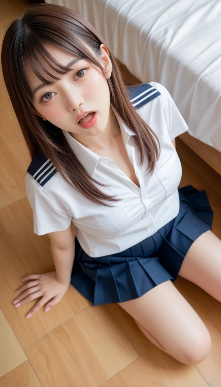 8K, RAW portrait of (Japan人女性),masterpiece、Photoreal:1.3、realistic, ultra high resolution, highest quality, real life photos ,( When evening comes :1.1),
((((2 girls:1.5)))), (((Two girls showing off their panties in the room)))、((Please sleep on your back:1.5))、(beautiful face:1.1)、Japanの2 girls,((Two Japan High School Girls))、((2 real high school girls))、((Japan High School Uniforms:1.6))、In the classroom、 ((dark brown eyes:1.2))、(real skin texture:1.3)、(Immersive atmosphere:0.8、chiaroscuro:1.2) 、(look viewer:1.3)、((embarrassed look))、((blush:1.3))、((from belowの天井:1.2))、(smile:1.2)、((((wearing very small silk panties))))、((panty shot))、((Woman rolling up her skirt))、((from below:1.15))、((panties close up:1.48))、((panty shot))、((Japan&#39;the cutest :1.4))、((spread your legs to the side:1.4))