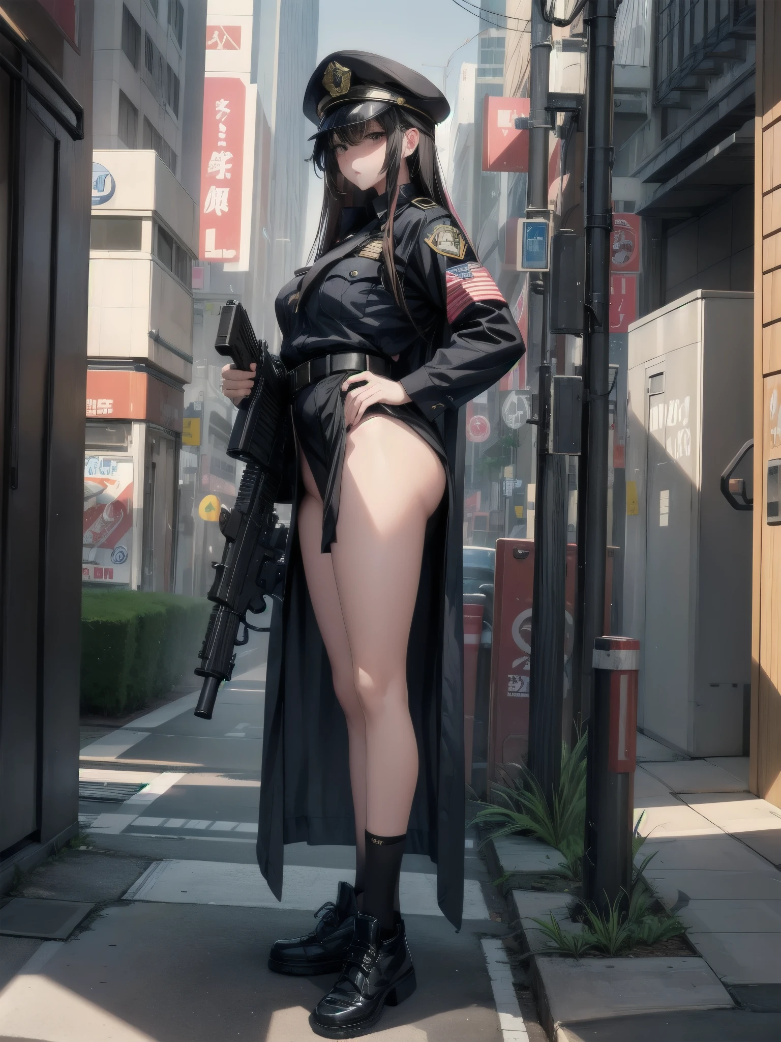 cyberpunk, night city, dystopian future, sci-fi, (8k), (best quality), (masterpiece:1.2), (realistic), (photorealistic:1.0), ultra-detailed, 1girls, naked, topless:2, flashing tits, big tits, naked tits, hairy, hairy pussy, hairy pube, , cute, topless, very thin, beautiful detailed eyes, beautiful detailed nose, full body, realistic skin texture, attractive face, short hair, blonde hair