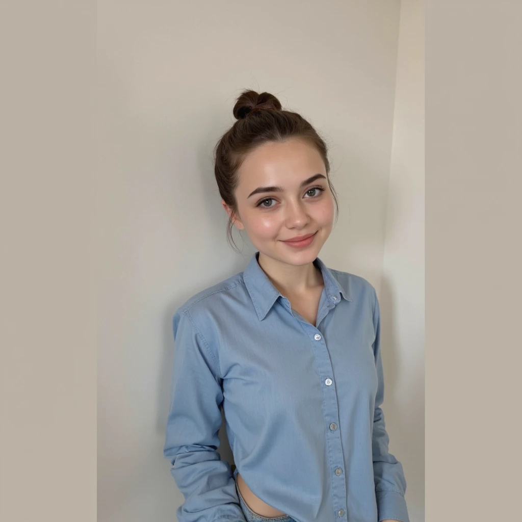 (high angle, headshot:1.2) photo of <lora:ViktoriaTishko_v1-000013:.9> ViktoriaTishko smile wearing makeup and eyeliner, smiling, she is wearing paw print dress shirt , she is wearing watch, her hair is styled as sleek straight hair, BREAK she is (in the laundry:1.1), radiant god rays, Kodak Vision3 ,8mm fisheye lens ,long exposure,shot on Polaroid SX-70 ,