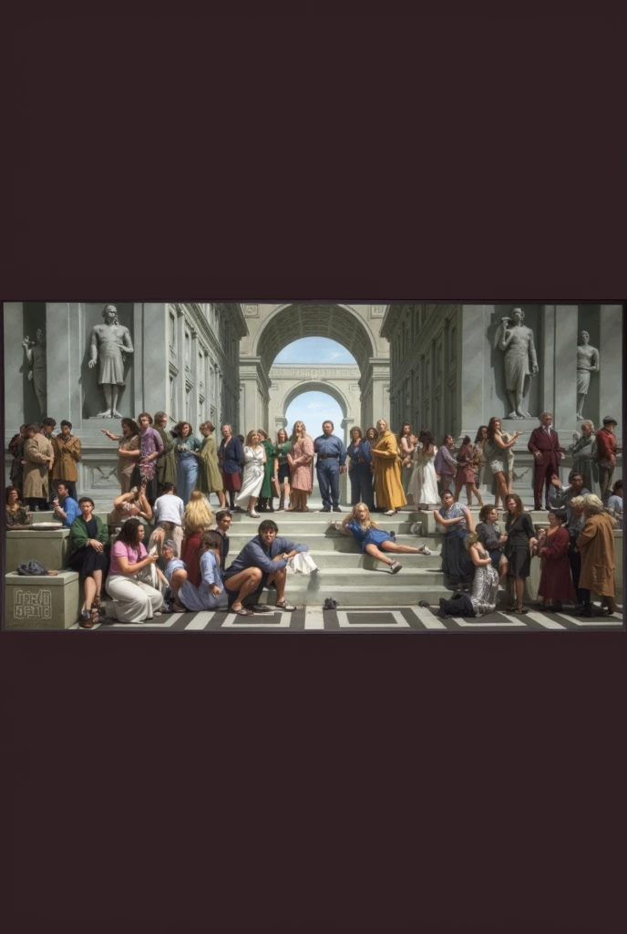 Socrates in the Square Teaching His Disciples