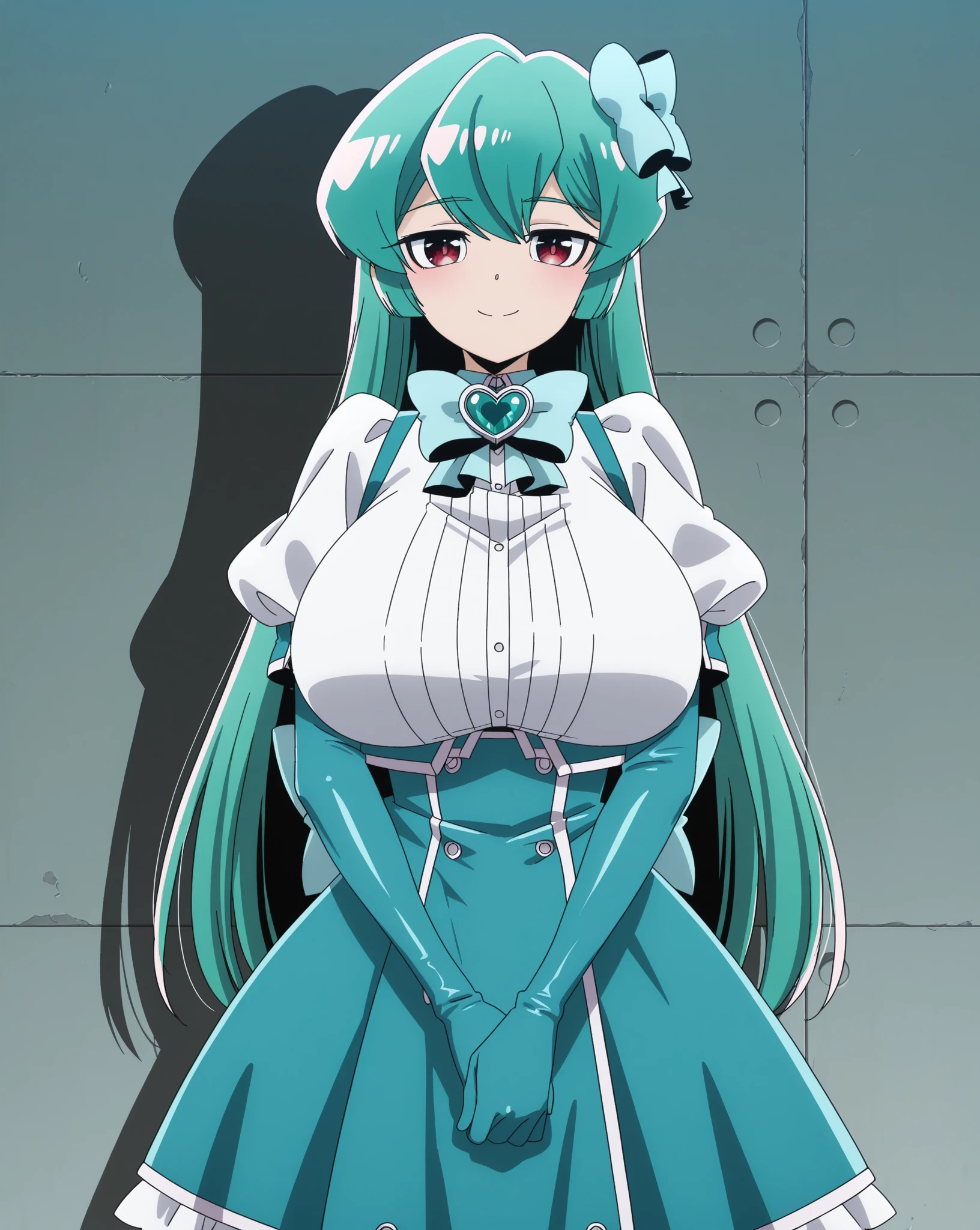 score_9, score_8_up, source_anime,Sayo Minakami,very big breast,shiny skin,empty eye,逆バニースーツ,荒い息