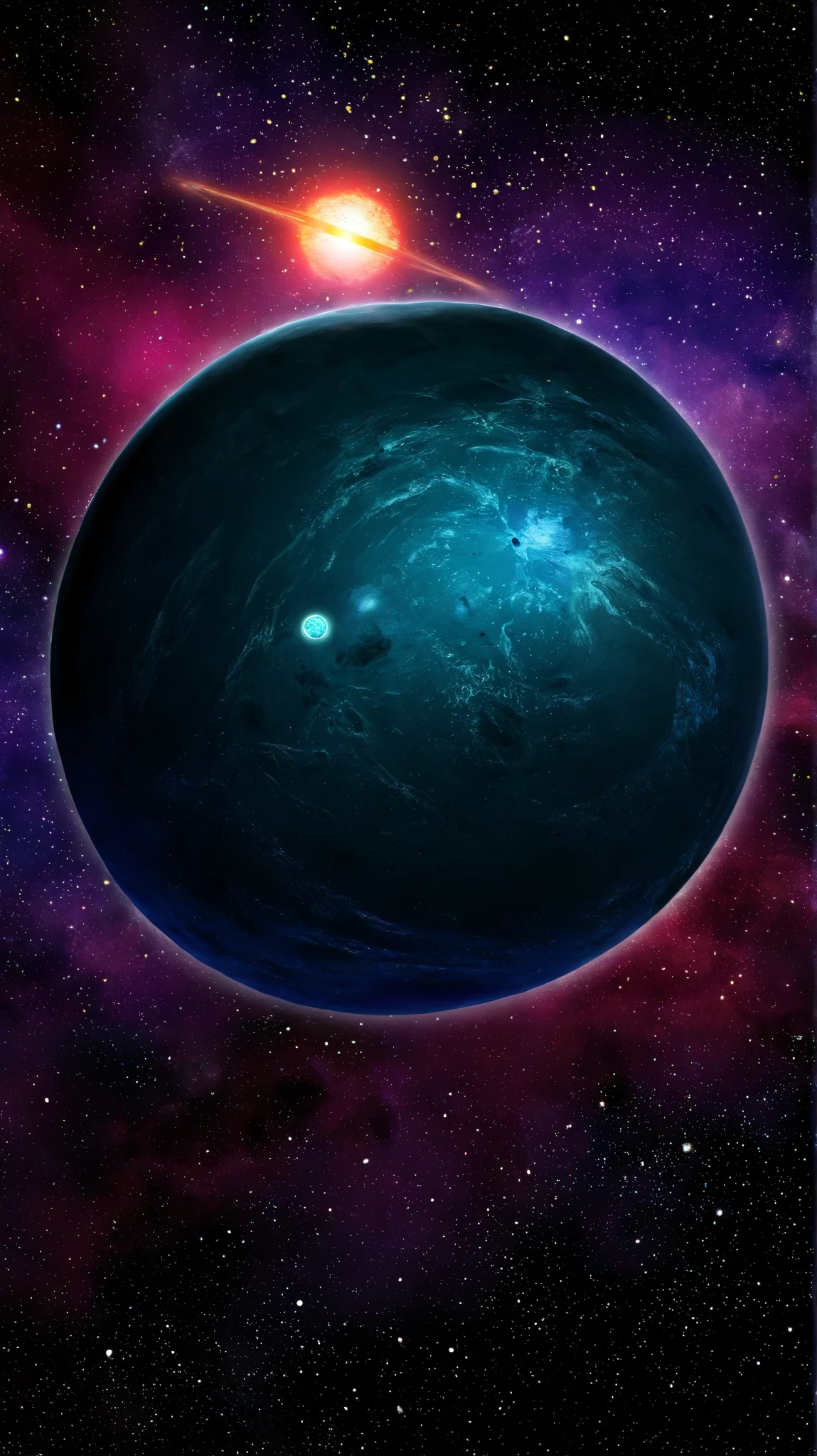 A space planet in the style of the Star-Spirit Clan