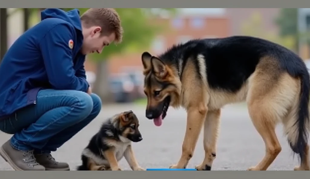 Police dog child