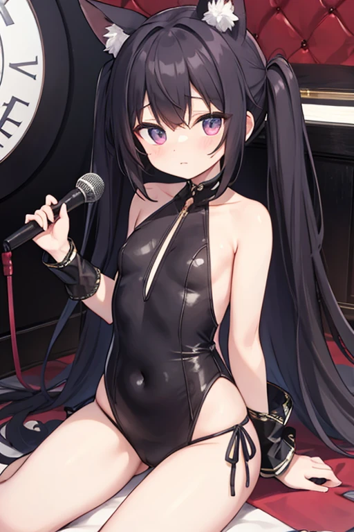 One Girl, A girl is posing for a photo, pretty girl, Enchanting girl, Beautiful Anime Girls,
((Black Hair, Forehead、Straight long hair), (Red eyes, very droopy eyes)),
((naked:1.4)), ((Black elbow gloves:1.8, black garter belt:1.8, Black Stockings:1.8, Black High Heels:1.8)), ((Collars for pets:1.4、Lock)),
((Gold Bracelet, Gold Earrings)),
BREAK Sensual, ((Small breasts)), cleft of venus, ((Pussy:1.8)), Camel Toe,
BREAK
(Beautiful Hair, Shiny Hair, Shiny Hair)),
(Double eyelids, Long eyelashes),
(Expression of fine eyes, Beautiful and delicate eyes, Sparkling eyes, Eye Reflexes),
(Beautiful Nose,Thin Nose),
(Glossy Lips, Beautiful Lips, thick lips),
(Symmetrical facial features, Perfect Face), (Beautiful breasts), (Detailed skin, Oily skin, Textured skin, Glowing Beautiful Skin),
BREAK
((shy, crying, drooling:1.4, saliva trail:1.4, sulking, oral invitation:1.4, long tongue, torogao, disgust、blush、Open your mouth)),
((Small pole dancing stage、put your hands over your head:1.4、Grab the pole with your hand:1.4、Squat down and spread your legs wide:1.4、Thrust your hips forward:1.4)), ((Angle from below, View Viewer, whole body))
BREAK
((Ultra-high resolution)), (((masterpiece))), (((highest quality))), ((8k)), (Attention to detail), (Beautiful sparkle), (High detail), (Anatomically correct)),
((Realistic)), ((The best CG)), Highly detailed art, CG illustration, ((Line art)),