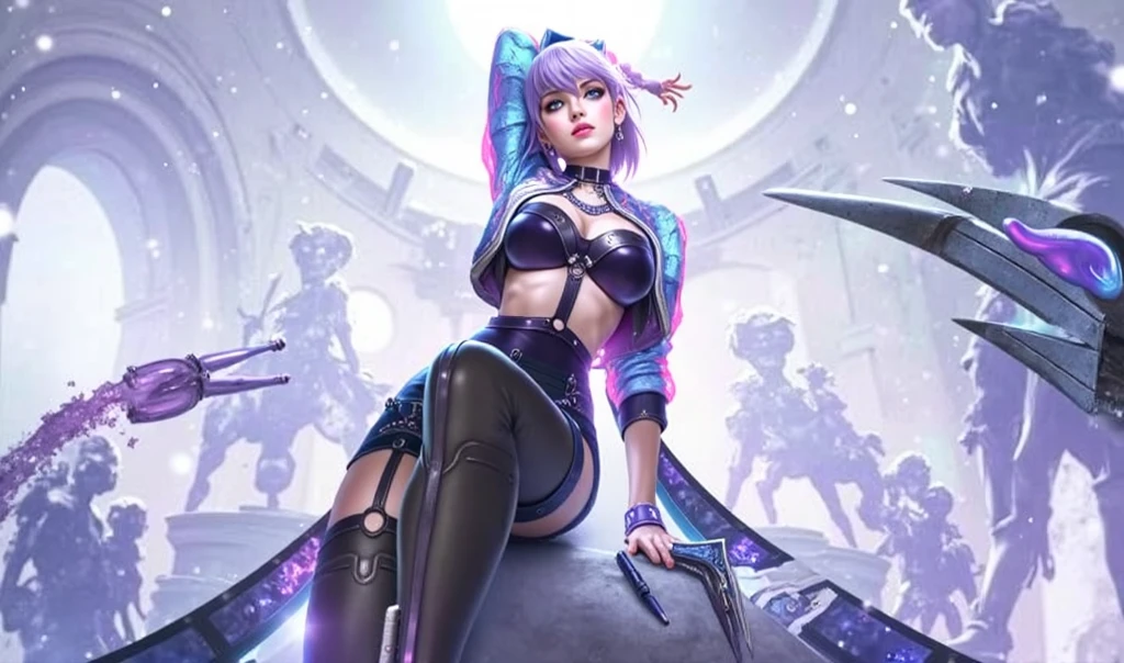 Kda evelyn von league of legends masturbiert nakt mit einem dildo