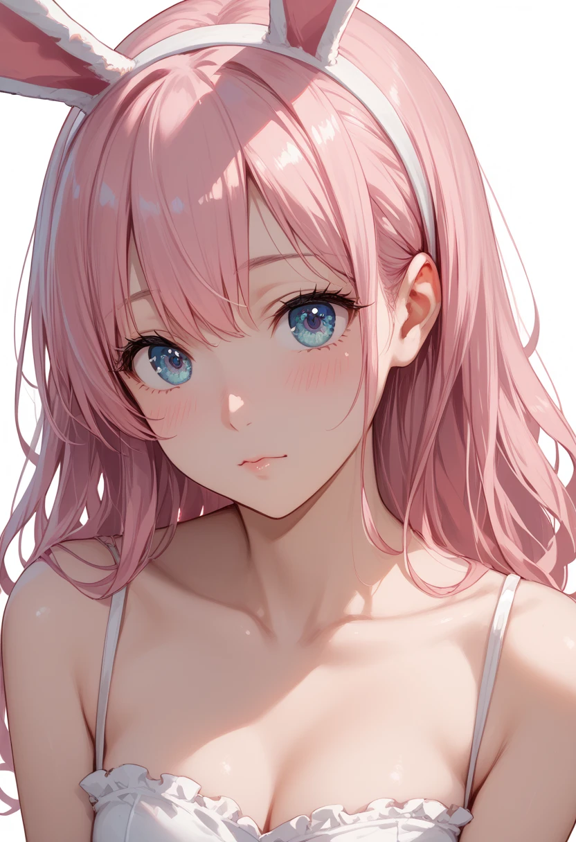 (8K, top-quality, masterpiece:1.2), (reallistic, Photorealsitic:1.37), Super Detail, One girl,), (Highly detailed), (beautifully detailed eyes), (of the highest quality), (super detailed ), (masterpiece), (Detailed face),20yr old, ,1 girl, ((pink hair,long hair)), medium breasts, clothed, Perfect Lighting, BREAK (royal blue, white stripes:1.3), (blue buruma:1.5), (white trim:1.4), (sports bra, fuchsia:1.4), (white quarter socks:1.2), BRAKE (upper body to thighs:1.1), (smile:1.2), (looking at viewer:1.1), (running:1.2), (white background:1.1), (dramatic lighting:1.1), BRAKE
