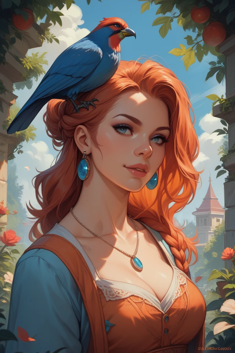 masterpiece,best quality,<lora:tangbohu-pony-real-000001:0.8>,barefoot,score_9,score_8_up,score_7_up,score_6_up,score_5_up,score_4_up,1girl,female,solo,portrait,female focus,barefoot,
red hair,blue eyes,long hair,light skin,smile,
looking at viewer,outdoors,
beautiful,blue cloak,gold inlay,earrings,
BREAK
score_9,score_8_up,score_7_up,score_6_up,score_5_up,score_4_up,source_cartoon,rating_safe,