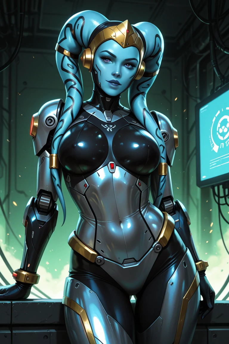 Twi'lek cyborg fully metal body