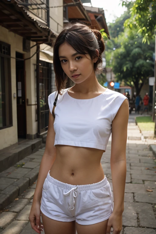 fille asiatique cheveux rose fume une cigarette (réaliste:1.5),photoréaliste, meilleure qualité, hyper détaillé grain de peau avec 30G perky visible sous les vêtements, grain de film, fermer, ultra haute résolution, Meilleure ombre, brut, LUT Instagram. plan large, tiré à distance