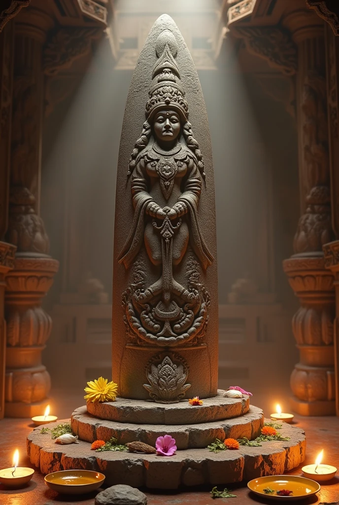 Imagine Lakshmi god in house door