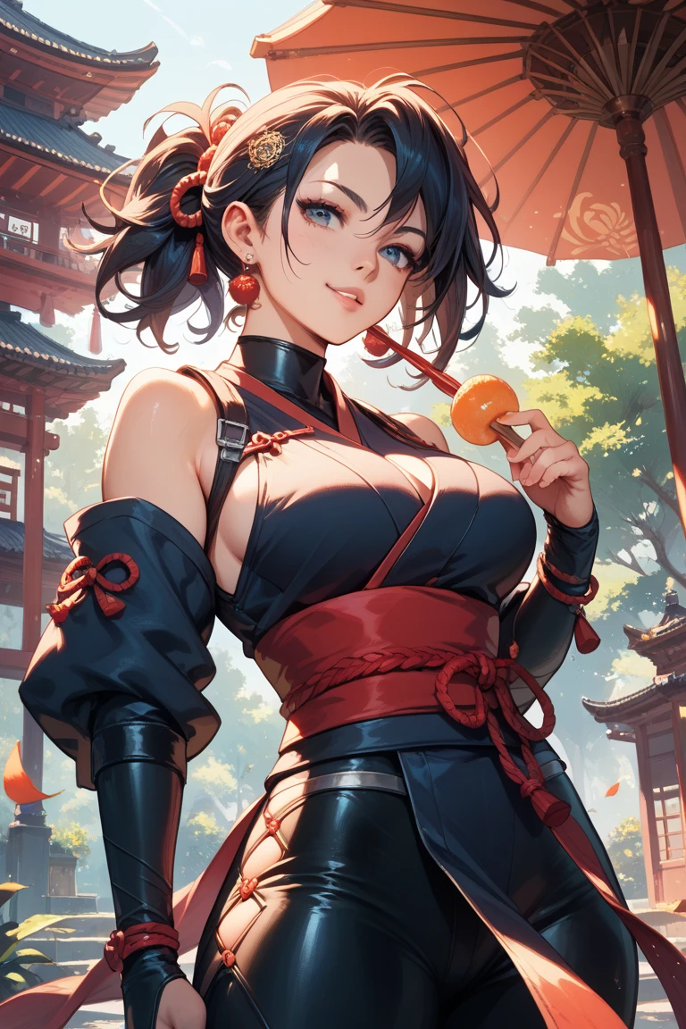 (masterpiece, top quality, best quality, official art, beautiful and aesthetic:1.2), (darkskin:1.3)(,massive deatil:3, extreme detailed,colorful,highest detailed ((ultra-detailed,5k, 717 gigapixels)), (highly detailed CG illustration), ((an extremely delicate and beautiful)),cinematic light((,tatoo markings, lusty,striped body paint) ,portrait view,from above,
solo,(neon spotlights shining on character),(character focus),romcom fiction, erotica(blood moon,sprinklers:1.5),
close up, ,  perverse cute smile, impassioned eyes,  parted lips, energetic, dynamic,sensuous movement,
 25-year-old (dark skin female:1.5) (chocolate-skinned female, statuesque, sensuously cool, , braided black hair, soft heart-shaped face, concaved Nubian button nose, alluring, powerful. sensual, tone, and slender body, heart hips, supple large pear breast,an eye-catching heart-shaped rear. Hijab, glasses hetrochromia brown and amber eyes):1.5
,
(sketch:1.2),
(Center stage  of a festival, with red  luminous , red light particles, multicolored fireworks,  tiger stripe bodypaint,date,salsa 💃 cherring crowds,  braless,red street lamps,)(sketch):1.2
head tilt,
Urban rave style ((Orange front tie sweetheart bralett, black midi skirt, lace up sandals,  sandals, baddie 😍
,flirty  hoodie))