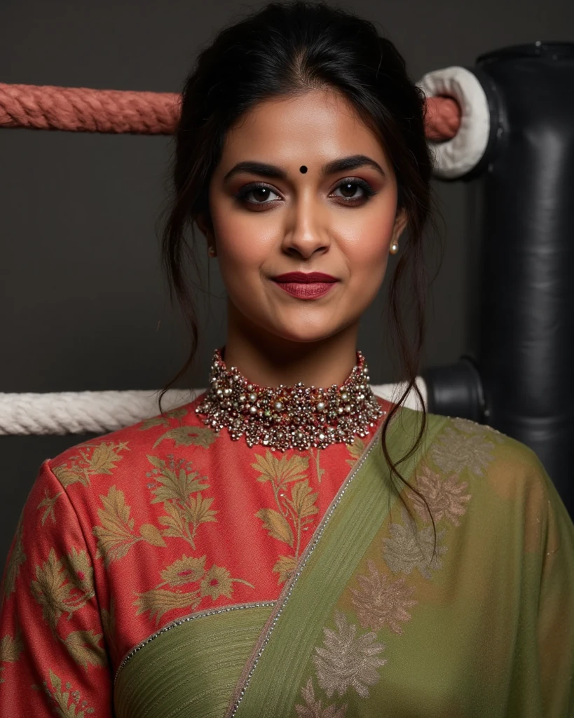 EmilyCarey,<lora:EmilyCareySDXL:1>,woman wearing saree, background blur, portrait, sharp, detailed, uhd, realistic, masterpiece