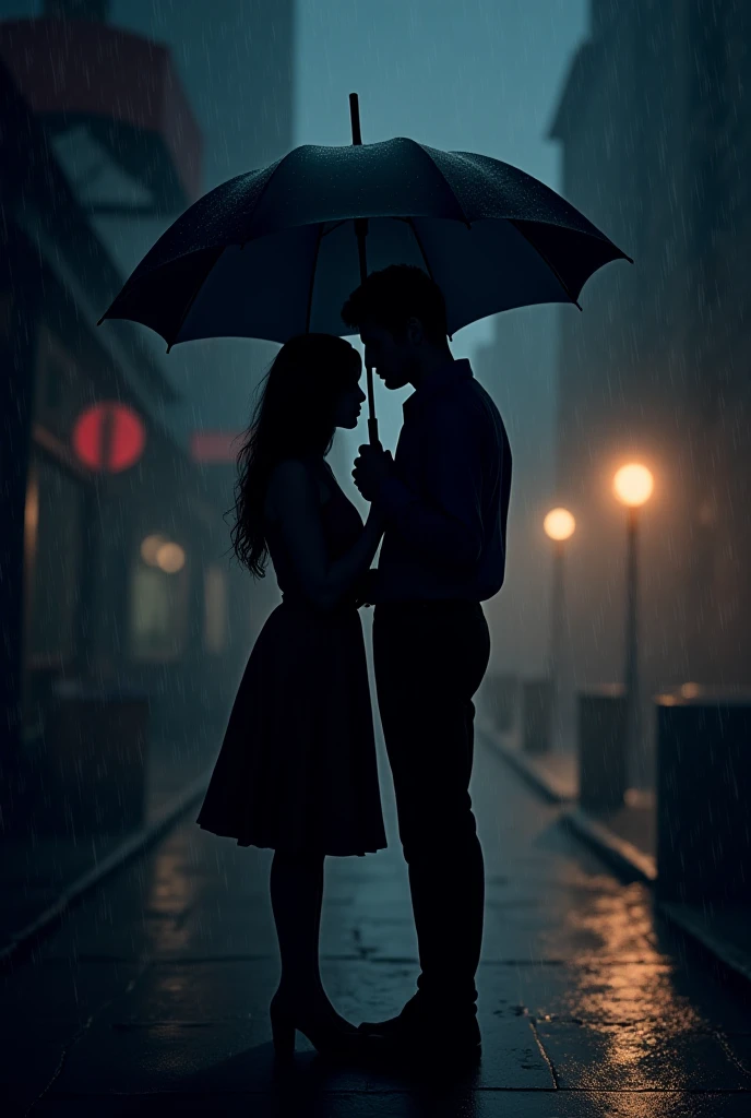 In the dimly lit alleyway, a secret rendezvous unfolded. Two enigmatic silhouettes, their faces obscured by darkness, huddled together in hushed whispers. Their voices barely audible, carrying only to each other, their words heavy with consequence. The air was thick with suspense, the silence broken only by the occasional drip of rain from the gutter above. This clandestine meeting was intricately captured in a meticulously crafted image, the shadows dancing on their faces, their features barely discernible in the hyper-detailed photography. The scene was illuminated by the soft light of a streetlamp, casting elongated, dramatic shadows