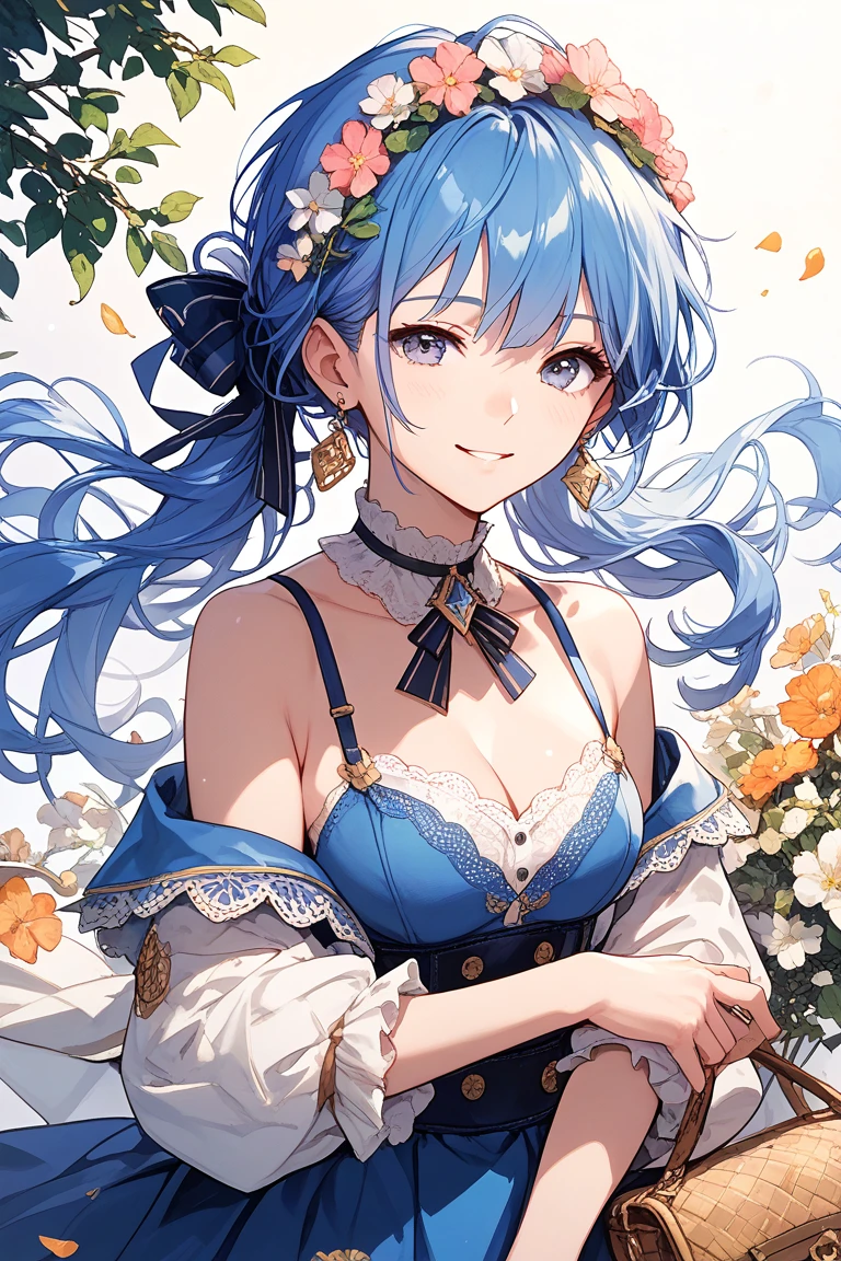 (pretty:1.5), magical princess, (adult), striking image, artistic composition, emotional, active, motion, particles,masterpiece,highest quality,1girl,(close up), magical, beautiful dress, sparkles, starburst effect, motion blur, field of view, dramatic angle, (golden hair:1.1), 1girl, wolf ears, intricate bra:0.8,moderate , (ayaka:1.2), cleavage:0.8, (canine tooth:0.4), resting under tree, back rest on tree's trunk, sweaty, fullfiled smile, open mouth