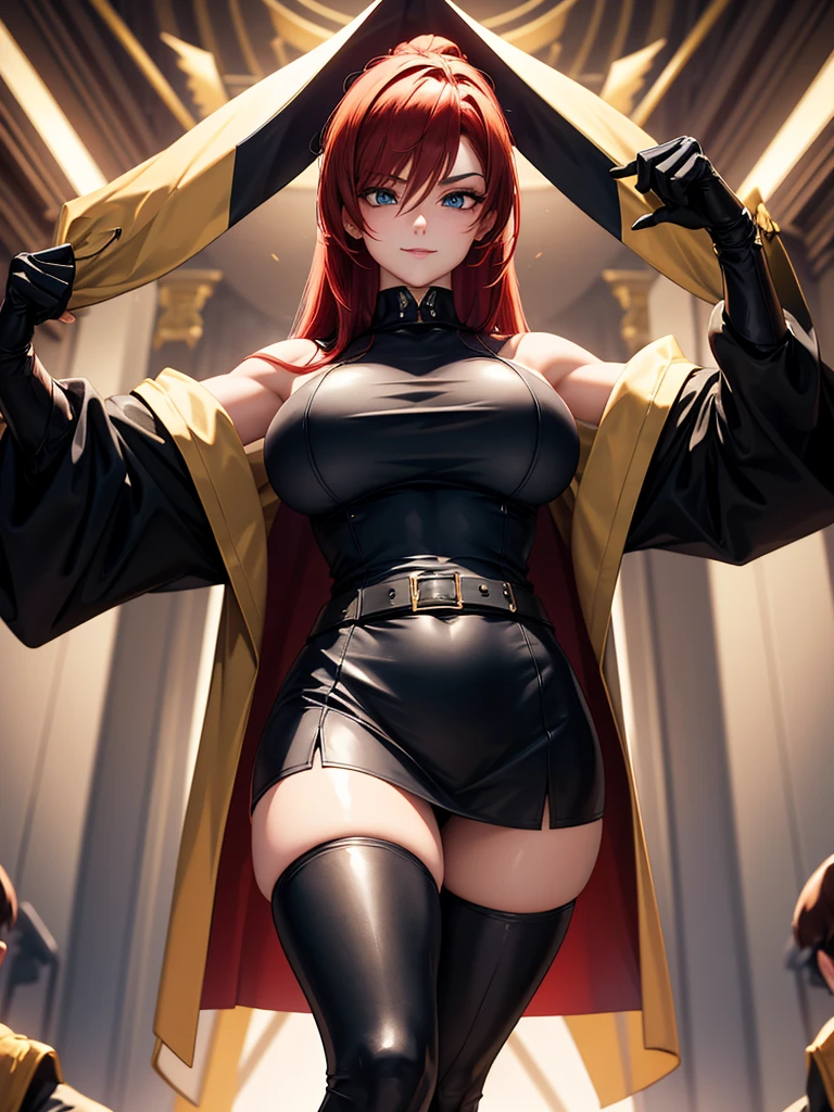 Masterpiece, best quality, highest quality, super detailed, high resolution, super high resolution, soft colors,
Girl, steampunk dress, ((steampunk)), dynamic pose, pose with movement, ,rias gremory, ahoge, large breasts, wide hips, thighs, mature female