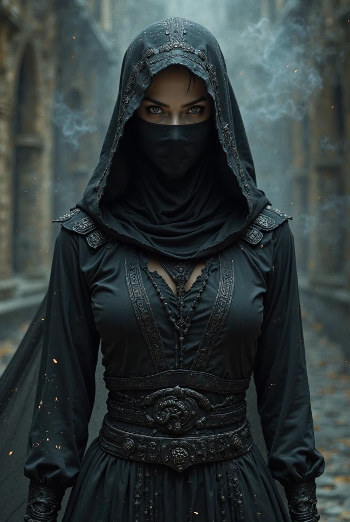 (masterpiece, best quality, high quality, high resolution: 1.4), detailed, extremely detailed, soft ambient lighting, 8K,
1girl, wearing a burqa where only her eyes are showing, light brown eyes, honey-colored eyes, beautiful extremely chiseled eyes, portrait, sitting on a rock by the riverbank, wonderfully beautiful scenery, focus on the eyes.