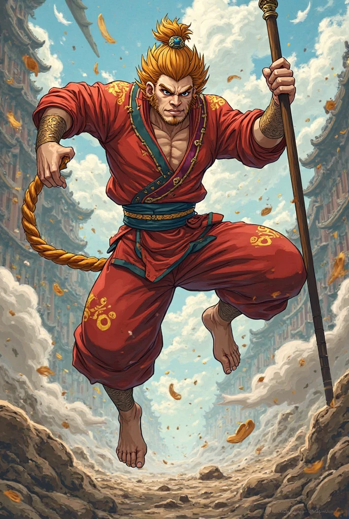 Sun Wukong as Jin mori