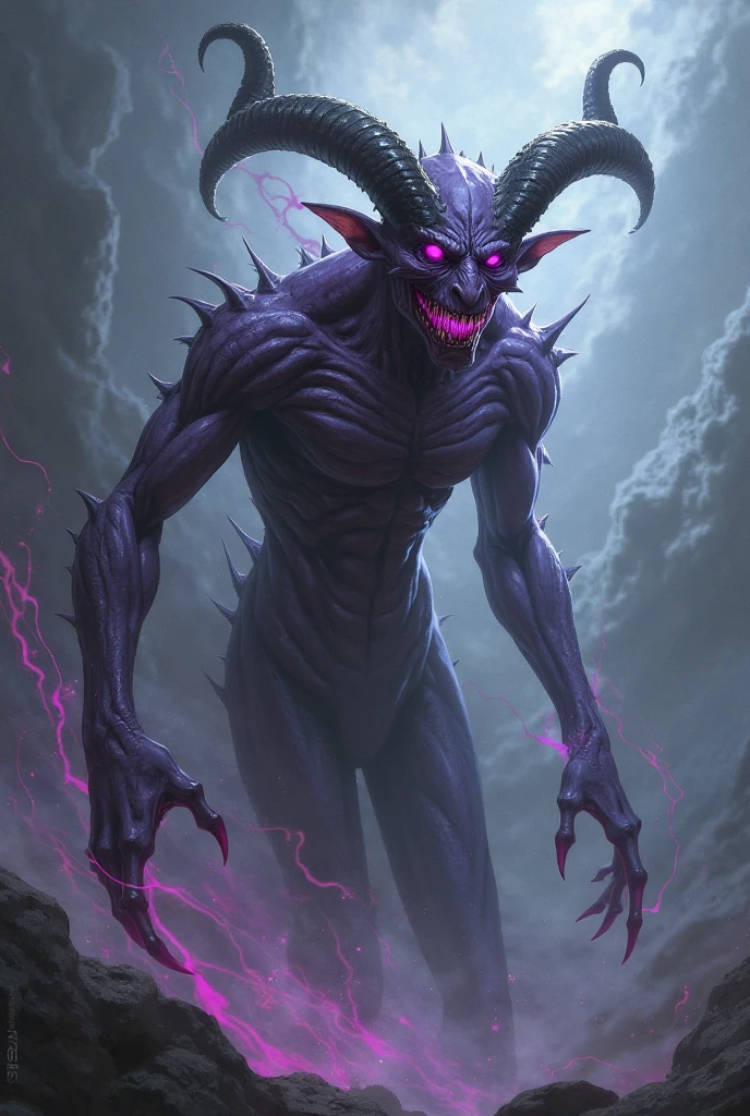 A créature demon,Full Body Esbian
