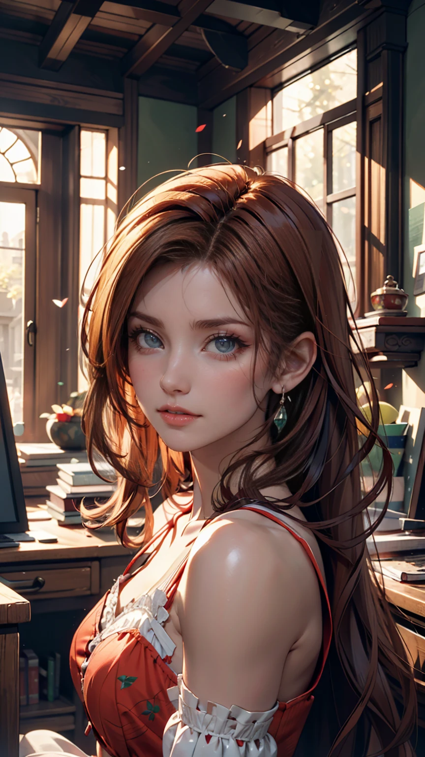 There is a thin woman with long hair, retrato de personagem de corpo inteiro, Estilo de anime 3D realista,(((peitinho pequeno))), Estilo Realismo Anime, retrato detalhado da menina do anime, arte cg anime suave, photorealistic anime girl rendering, feito com anime painter studio, Artgerm. High detail, Anime estilo 3D, closeup retrato de personagem, arte de anime digital detalhada, magro, atletic, magra com corpo ampulheta