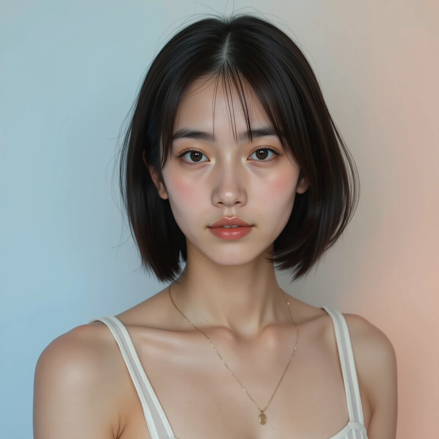Best-quality, Masterpiece, Ultra-High-Resolution, (Photorealistic:1.4), Raw-Photo, 1girl, 12-years-old, the most famous Japanese idol, having a lot of fun at home-party, (extremely cute face like a most popular Japanese idol, ((extremely beautiful big-black-eyes)), extremely beautiful black-short-cut-haired), extremely beautiful long-eyelashes, extremely beautiful lips, extremely beautiful skins