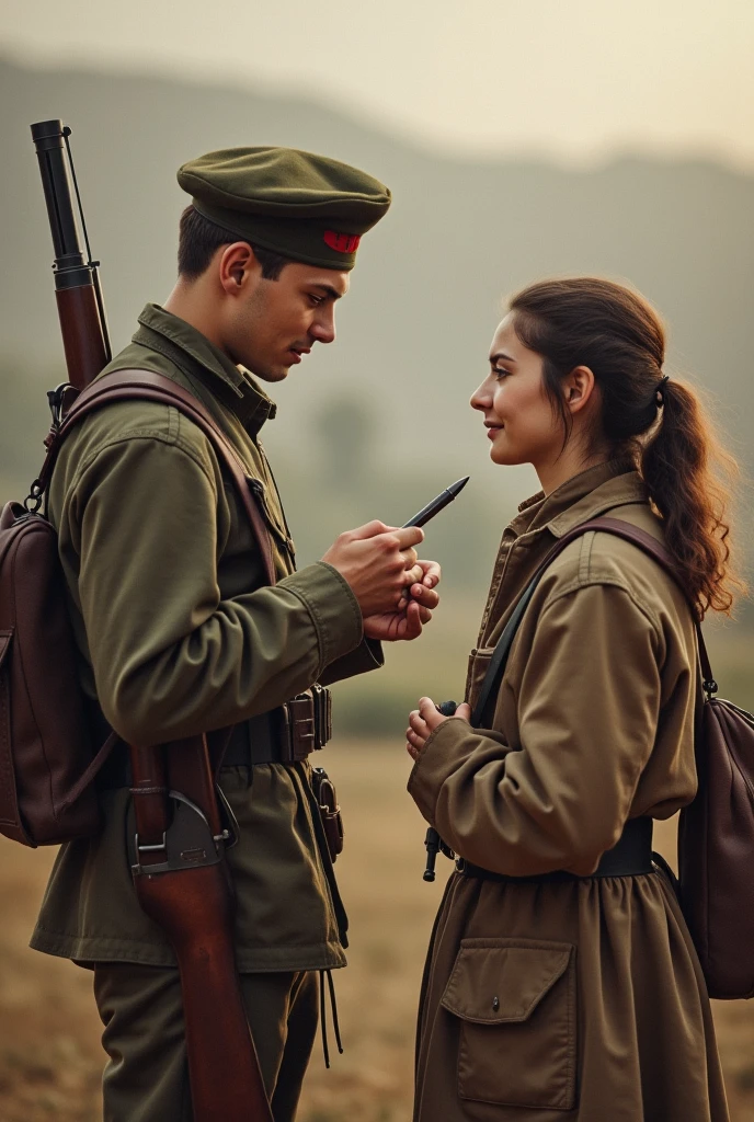 Classic war, soldier wearing olive color. With a military doctor. Fire and smoke in the background. Bodies of the dead in the land far and near. Lighting and cinematography, atmosphere, conceptual art, highly detailed objects, art station, underpainting by Artgerm and Greg Rutkowski, overpainting by Eddie Mendoza, post-processing by Ross Tran. , Stunning Detailed Photography, (Great Composition: 1.0), Crowd of Soldiers, , Medium Range, Trending on Art Station, , Atmosphere, ((Medieval Village Setting): 0.8), They are wearing uniforms and standing in a field, Still from a live action movie, still from the movie, still from an 8K movie, still from the movie, , scene from a war action movie, still from the movie, fire in the background