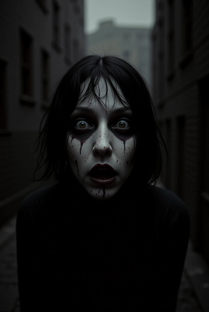 vintage black and white photography, sinister photo, ( ( ( Horror art ) ) ), gloomy vibes, horror, nightmare atmosphere, evokes disturbing elements, dark feelings, horizontal aspect, The best quality, must disturb the viewer, high contrast, nearby, mixes beauty and horror, detailed close-up.