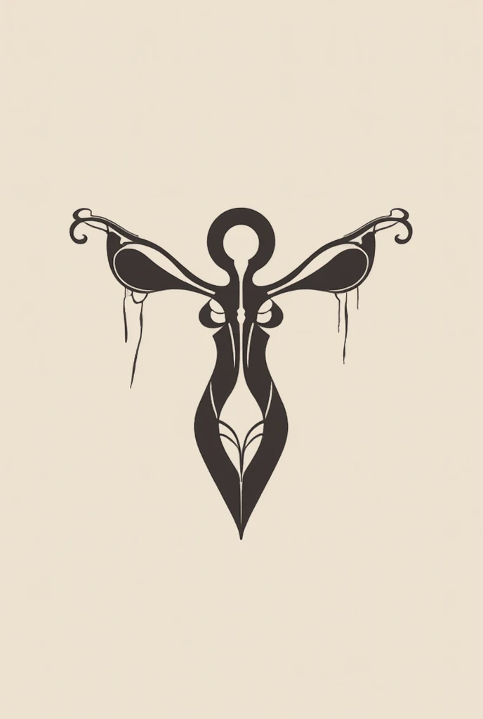 Advertising logo for a tattoo studio