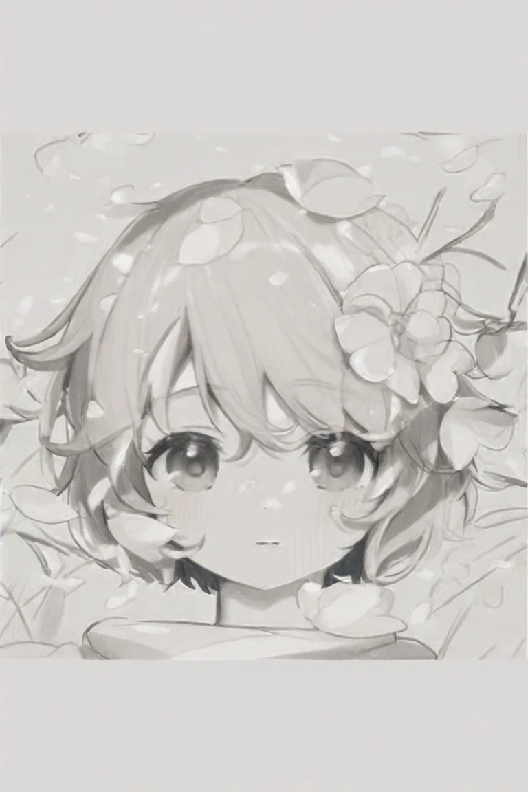 Painting a girl holding a fan and flowers in her hands, author:Nobusada Yanagawa, author:Kikukawa Sakaeyama, author:Hiroshi Yamagata, author:Nanmi Morikage, author:Yuki Ogura, author:Chiho Aoshima, author:Iwao Takamoto, author:by Yumihiko Amano, author:Fuyuko Matsui