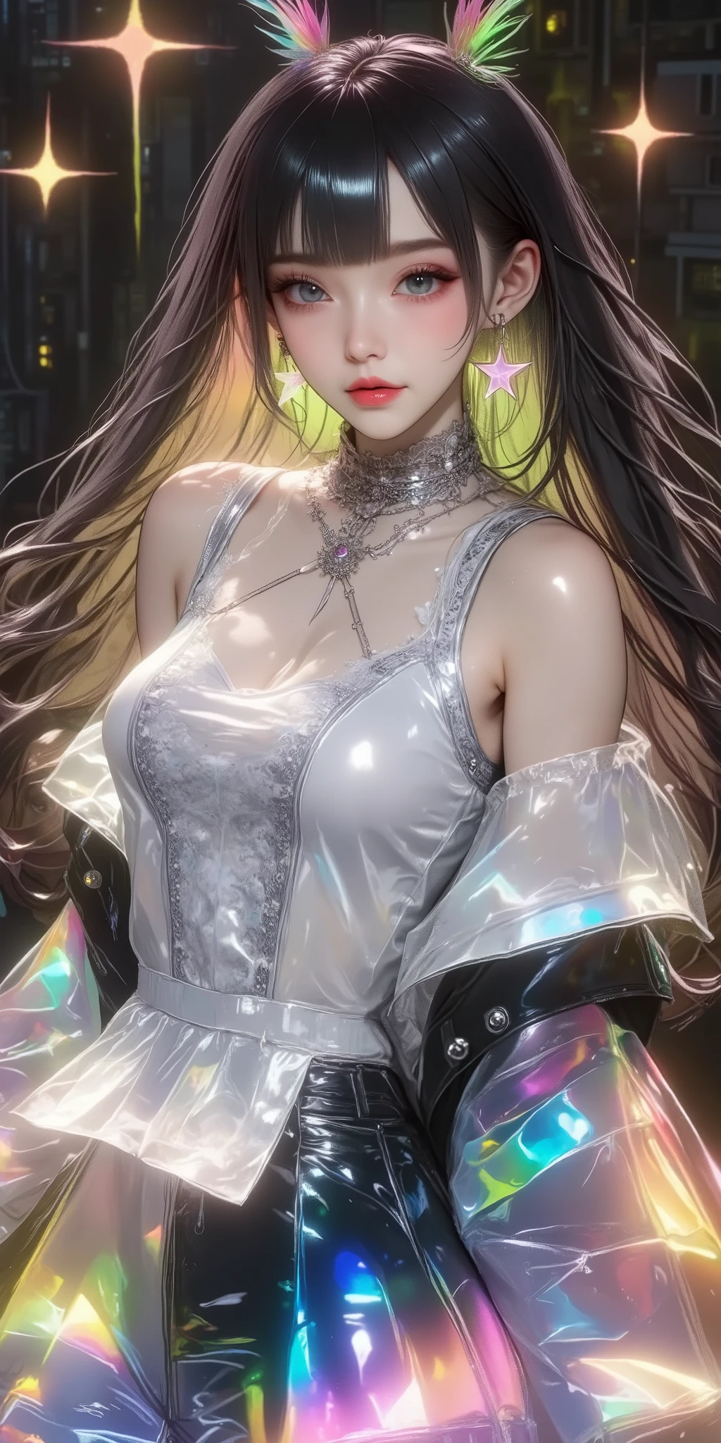 ((((Best Quality, 8K, 32K, masterpiece, 1.2)))),{{solo}},nsfw,{{{Artist: EUPHORIA's style}}},((perfect beautiful face:1.2)), in love hotel, wearing, idol dress, netorare, netorare face, spreading pussy with fingers, embarrassed, high quality of vagina, vivid pussy,((a lot of public hairs:1.1)),