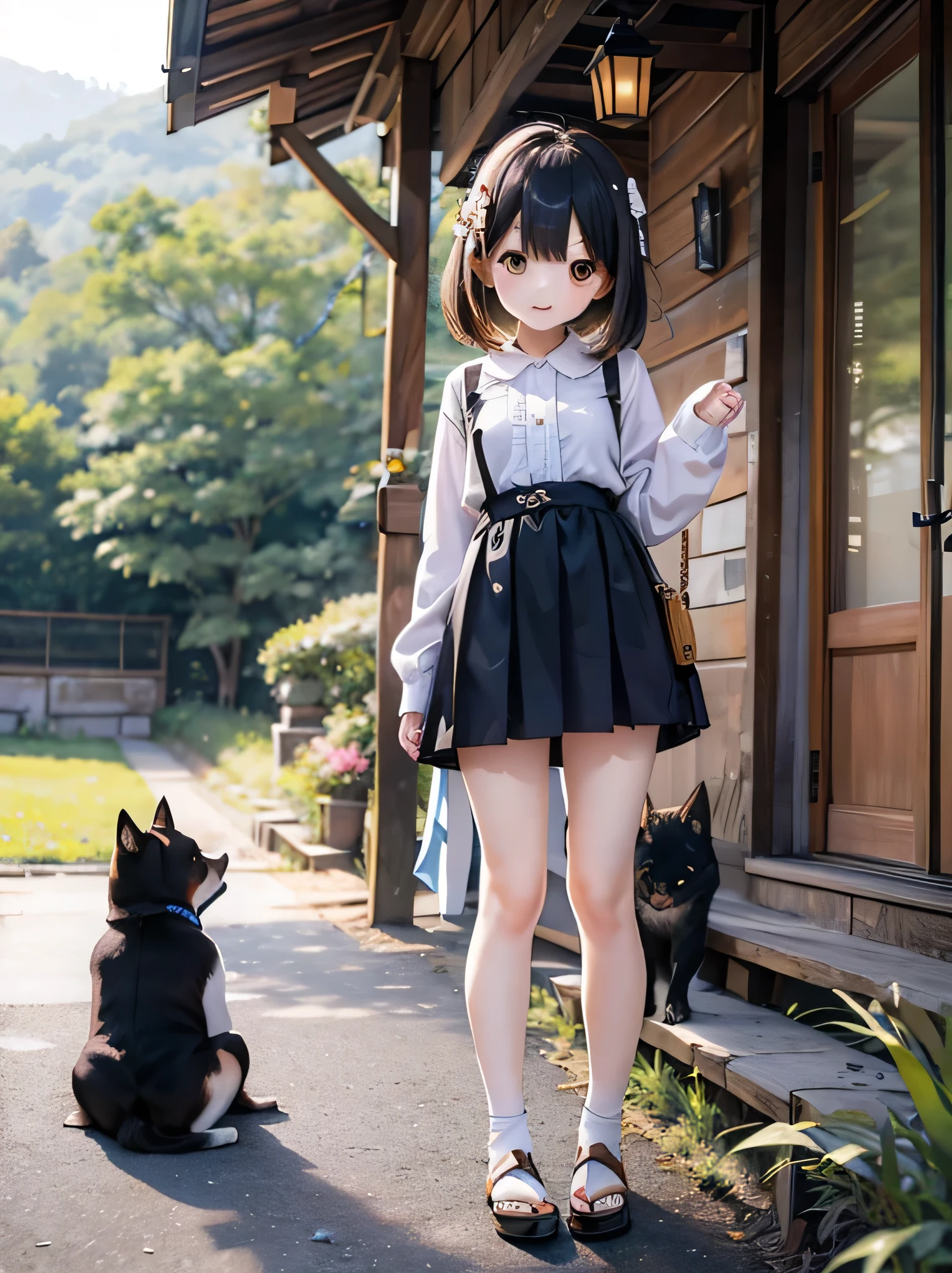 
              Shiba Inu Girls  、        countryside 
