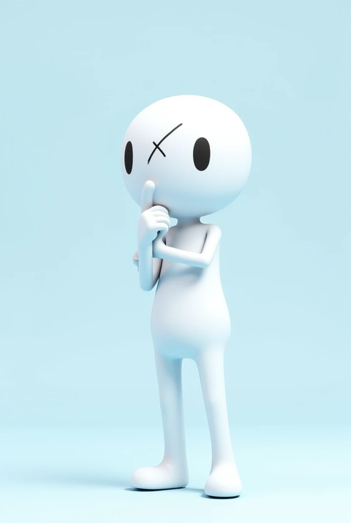 Quero um personagem 3d escrito caosclips