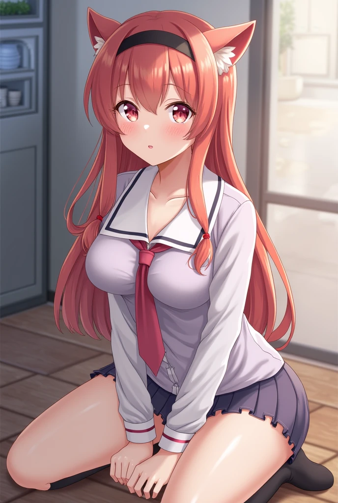 masterpiece, hightquality, top-quality, hight resolution, 4K, high-detail, beautiful lighting,extra detailed face, well-drawn hands, well-drawn legs,well-drawn feet,well-drawn eyes,1girl in, masterpiece、top-quality、hight resolution、masutepiece, Best Quality, Remi Ayazaki, Red Eyes, Twin-tailed, Open mouth, Upper teeth, ((Underwear 1.2)) ,((PINK Underwear 1.2)),(sodden:1.2), (red blush:1.1)、Delicate and beautiful pink underwear、White liquid all over the body、Covered with yogurt、A large amount of white yogurt on the chest and tongue、A large amount of white liquid on the chest and tongue is all over the body、Taken from the front、、delicated face、medium cleavage、Music room、Angle from the top、perspiring、Thinness、Open your mouth wide to the maximum、put out the tongue、all-fours、Smacked from behind、On all fours、1 boy、、、Sweating、Wearing sweat、 Blushing:1.3, full of sweat:1, hard breathing、Sex Expressions, flustered, heart in eye, blush, Drunk, Open mouth,涎、droolng、Sigh、Overbreathing、agitation、lascivious、Rut