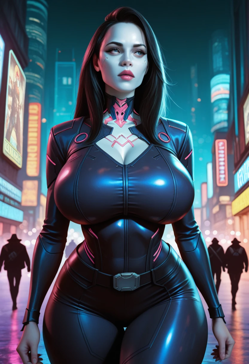 (masterpiece, top quality, best quality, official art, beautiful and aesthetic:1.2), (1girl:1.3), (gorgeous face), she-hulk, light freckles, fair green skin, black hair, extremely detailed, portrait, fool body shot, looking at viewer, solo, (full body:0.6), detailed background, close up, (airy modern theme:1.1), extremely busty girl 34dd, big lips, sexy pose on a office desk, removing eyeglasses, charlatan, smirk, mysterious, in the street of new york, white and purple battle body suit, white and purple nike jordan, background new york street, neon punk style, well-lit, thin and toned physique, ((((big breasts, cleavage, skindentation)))), slim waist, slim hips, long legs, modern background, dark mysterious lighting, shadows, magical atmosphere, dutch angle,