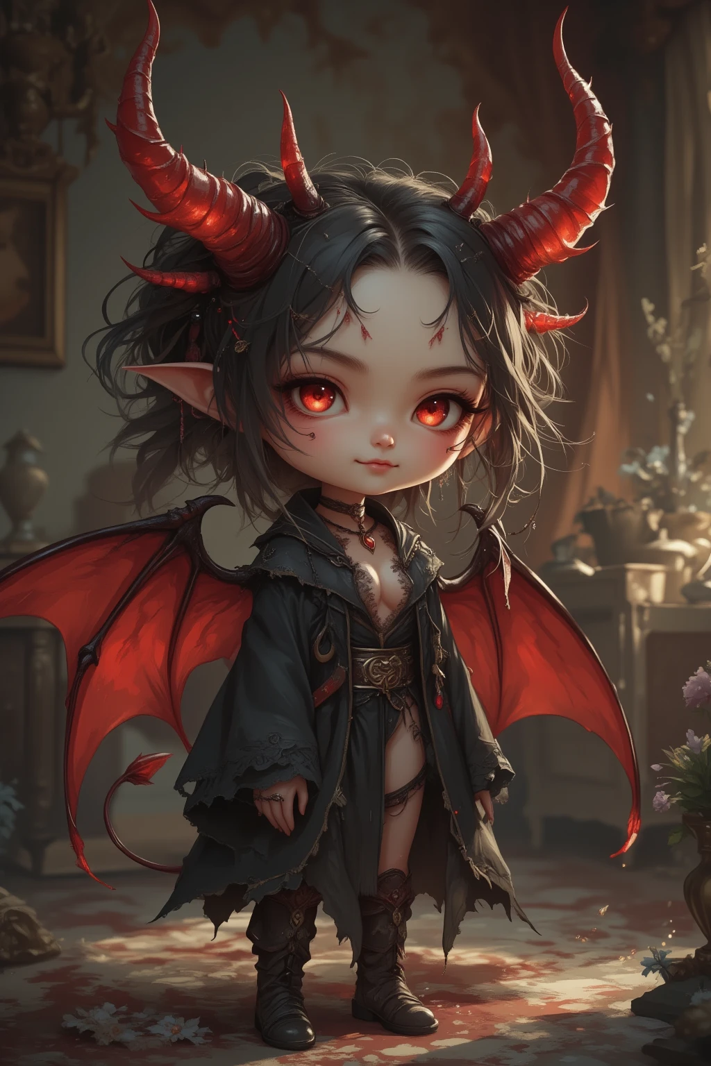 1 cute dragon child shirtless