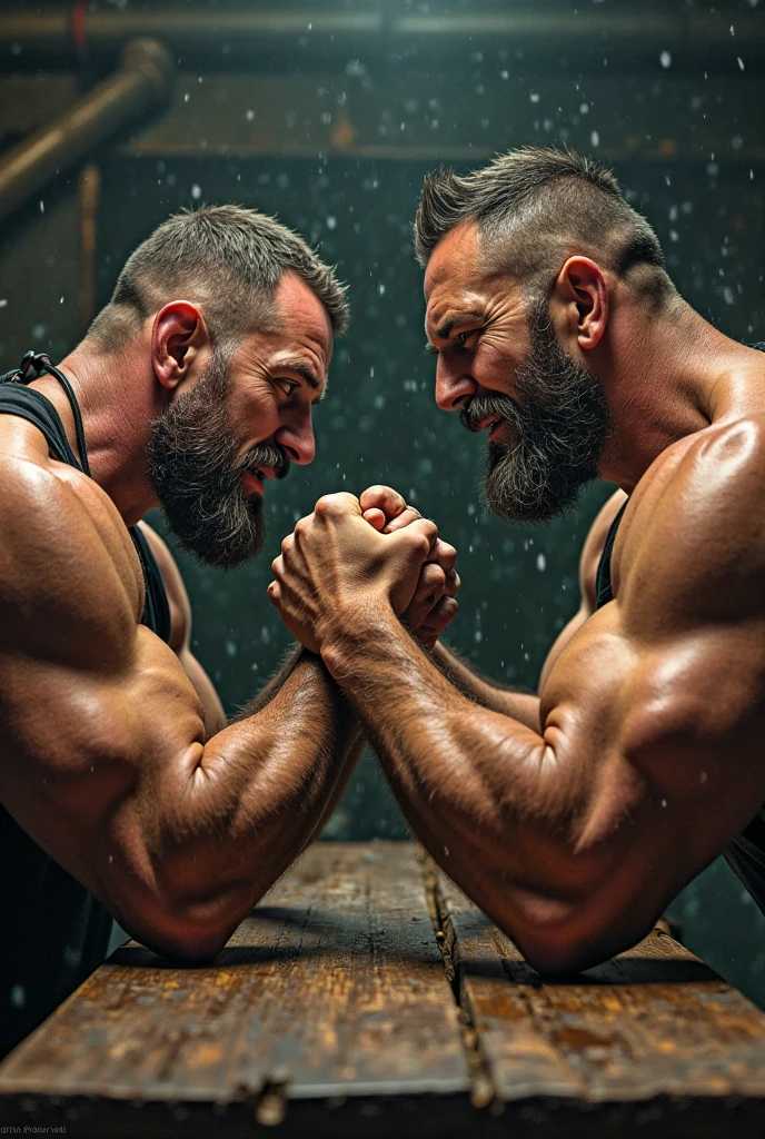 (Neonlights, neonlights,)vibrant colors,2 gay men, hunks, massive muscular, veins, strong biceps, legs like a cycler, men,kissing,intimate moment,emotion,expressive,affectionate,darkroom,gentle touch,age difference,passionate atmospheric,subtle colors,old and young,generations, old and young, generation difference visible, old and young, young blonde hair, blonde, blond, and grey hair, grey beard, old man, wrinkles, visible agedifference. The old one is taller bigger mightyer and has more bodyhairs, very muscular, bulky, massive,dominant, toned, naked, grab, the younger guy is smaller, more slim, shaved body and devot. The older dominates the younger. Dominate sexual vibes, hardcore, bdsm, sexuality, intimacy, younger guy lays on floor, older guy pulls foot in face, beautiful faces, brown eyes, older has full beard, strong look, full lips, hard jawline, beautiful brown eyes, nice eyebrows,realistic eyes, brown eyes, brown iris,masculine chin. Dominant and devot, bdsm scene, older is dominant and angry hunk, the older is aggressive, younger is devot, devot face, frown,, old hunk, grey hair, ((tongue, tongue out of mouth, show tongue)),( show tongue), realistic beautiful faces, realistic tongue, realistic mouth open, ((realistic tongue, licking, saliva, saliva tongue, realistic spit,spit,spit tongue)), spit in the others mouth, spit in his mouth, spitting, spit,(ultra-detailed spit, realistic detailed spit, ultrad-etailed facial features),(( ultra-realistic spitting scene, spit, tongue-kiss with spit, (ultra-realistic eyes), (masterpiece eyes),perfect tongue with spit, perfect brown eyes, intense gaze, flirty look, realistic facial features, realistic eyes)), ((spit, spit on me, spit dripping, tongue with spit, realistic tongue, realistic spit, spit drips))